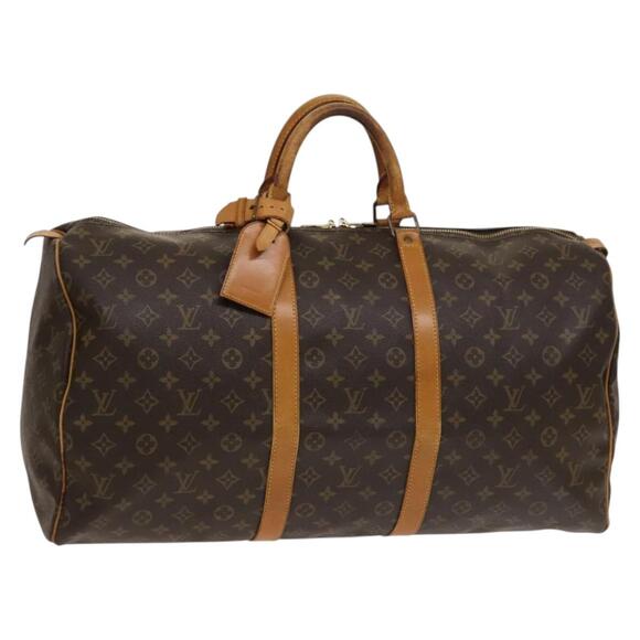 LOUIS VUITTON Monogram Keepall 55 Boston Bag M41424 - Picture 1 of 16
